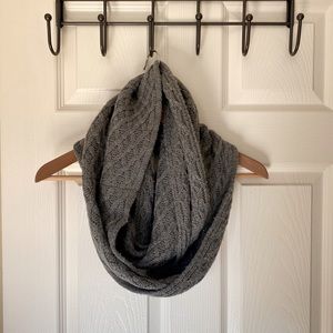 Macy’s Grey Knit Eternity Scarf